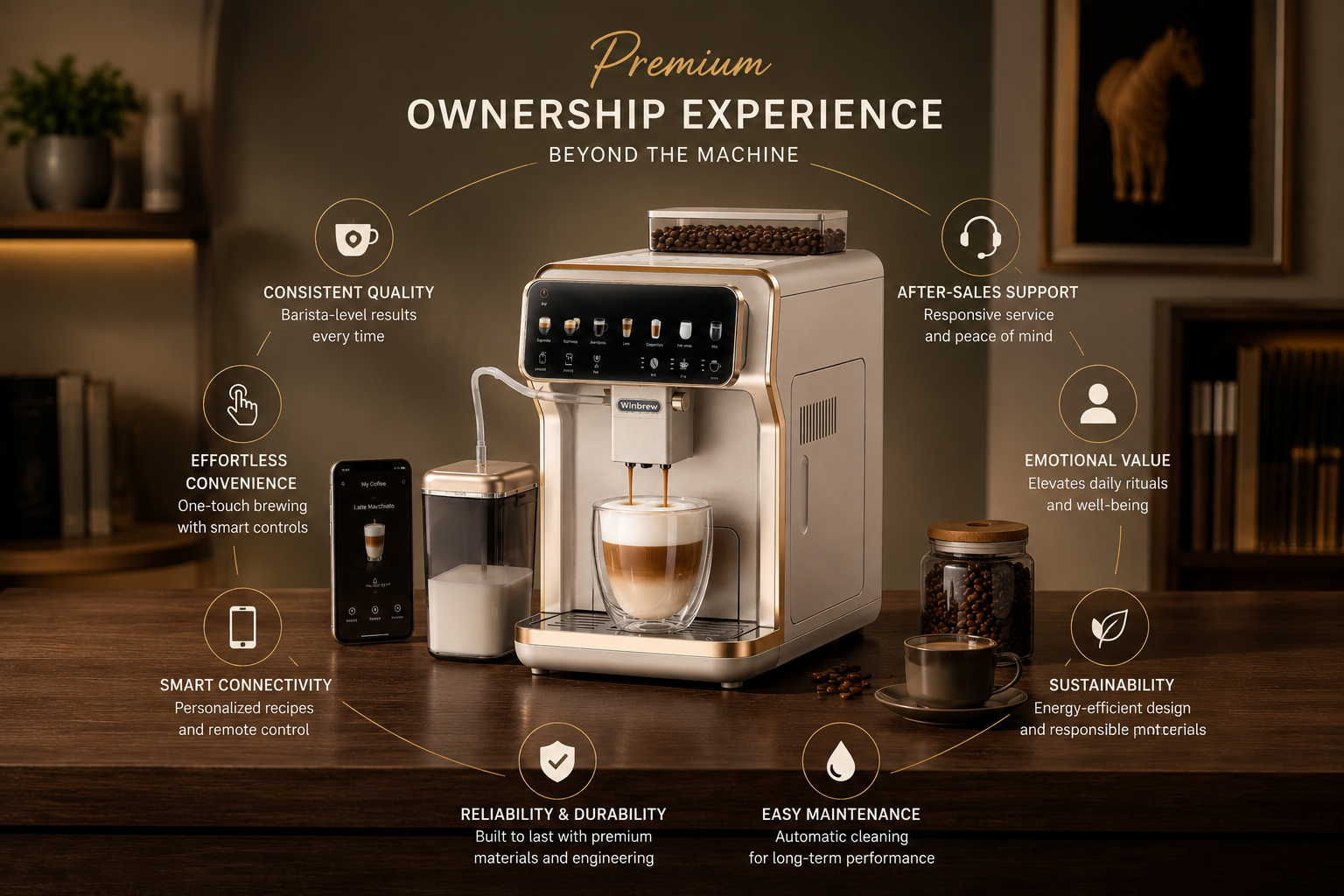 premium fully automatic coffee machine ownership experience
